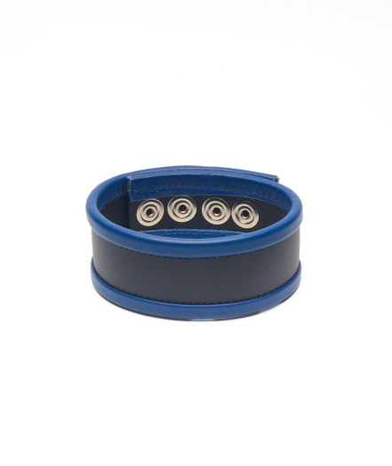 TOUR DE BRAS EN CROÛTE DE CUIR IEM - BLEU