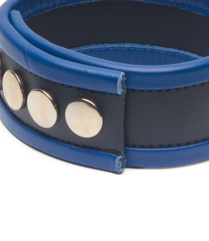 TOUR DE BRAS EN CROÛTE DE CUIR IEM - BLEU