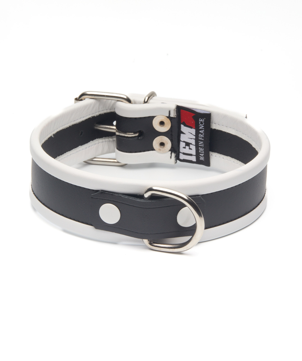 Collier De Retenue METAL HARD Avec Anneau Et Cadenas - 12,5 Cm - Multicouleur - Neuf