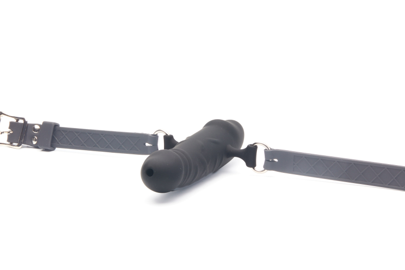 BÂILLON DOUBLE GODE EN SILICONE