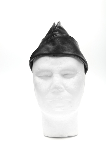 CALOT MILITAIRE EN CUIR IEM – NOIR