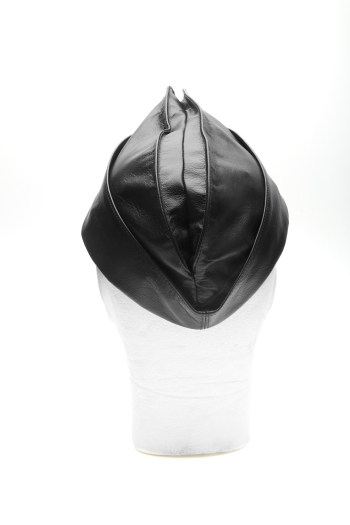 CALOT MILITAIRE EN CUIR IEM – NOIR