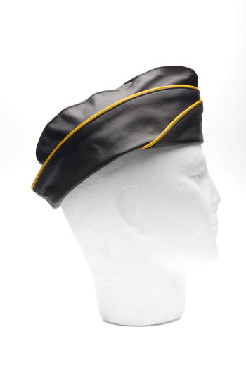 CALOT MILITAIRE EN CUIR IEM – JAUNE