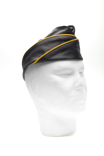CALOT MILITAIRE EN CUIR IEM - JAUNE