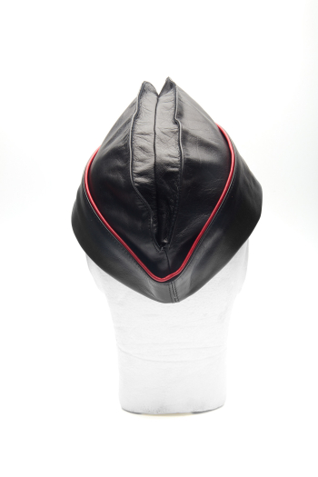 CALOT MILITAIRE EN CUIR IEM – ROUGE