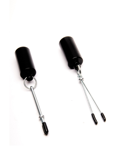 PINCES CLAMPS AVEC POIDS CYLINDRIQUES ET ANNEAUX DE SERRAGE - 100G