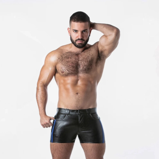 MINI SHORT LOCKER GEAR RUB IT - BLEU