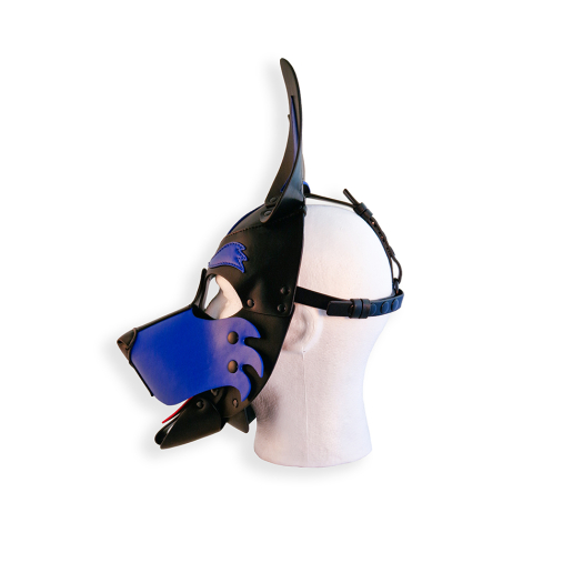 CAGOULE PUPPY BRUTUS EN CUIR VEGAN - BLEU