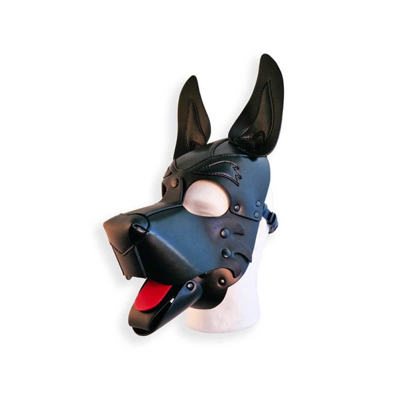 CAGOULE PUPPY BRUTUS EN CUIR VEGAN - NOIR