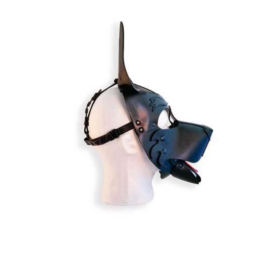 CAGOULE PUPPY BRUTUS EN CUIR VEGAN - NOIR