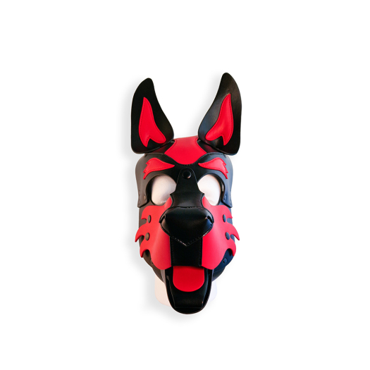 CAGOULE PUPPY BRUTUS EN CUIR VEGAN - ROUGE