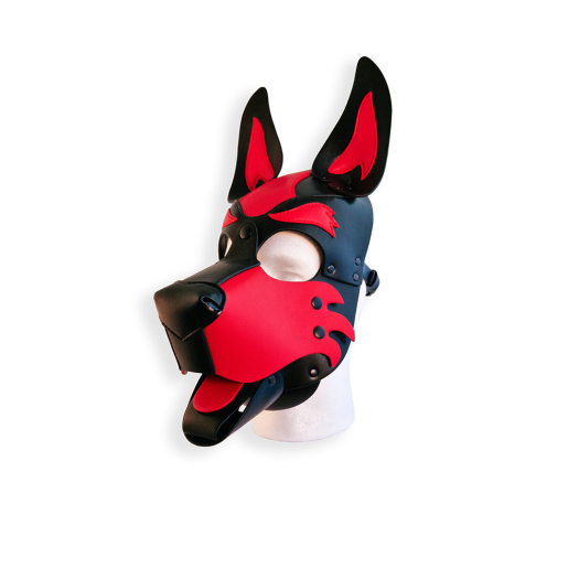 CAGOULE PUPPY BRUTUS EN CUIR VEGAN - ROUGE