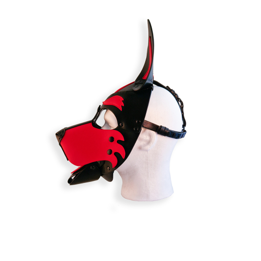CAGOULE PUPPY BRUTUS EN CUIR VEGAN - ROUGE