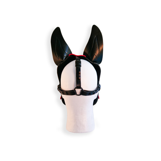 CAGOULE PUPPY BRUTUS EN CUIR VEGAN - ROUGE