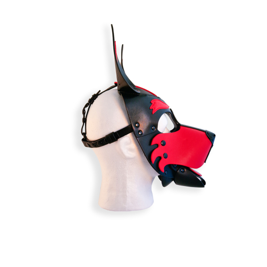 CAGOULE PUPPY BRUTUS EN CUIR VEGAN - ROUGE