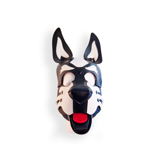 CAGOULE PUPPY BRUTUS EN CUIR VEGAN - BLANC