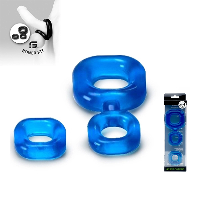 KIT DE COCKRINGS SPORT FUCKER BONER - BLEU