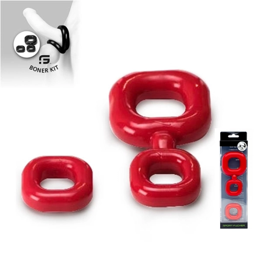 KIT DE COCKRINGS SPORT FUCKER BONER - ROUGE