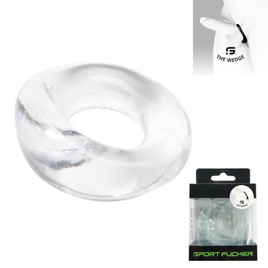 COCKRING SPORT FUCKER WEDGE - TRANSPARENT