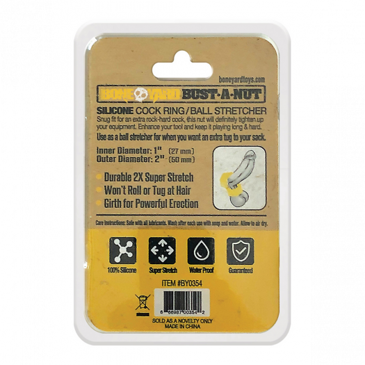 COCKRING BONEYARD BUST-A-NUT – JAUNE
