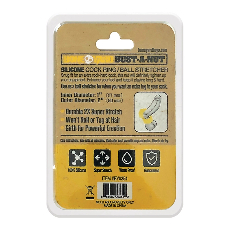 COCKRING BONEYARD BUST-A-NUT – JAUNE