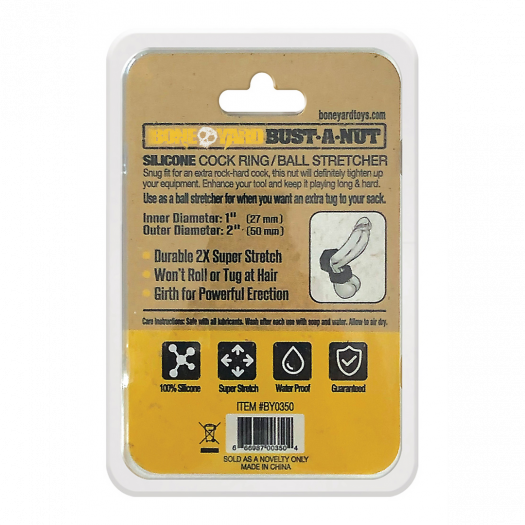 COCKRING BONEYARD BUST-A-NUT – NOIR