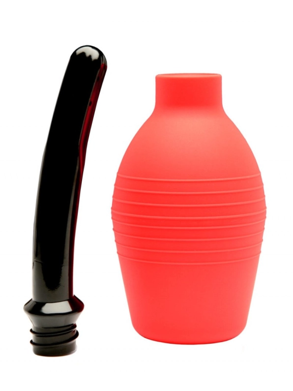 POIRE À LAVEMENT SOUPLE – ROUGE