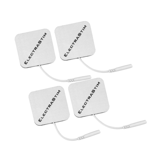LOT DE 4 ÉLECTRODES ELECTRASTIM – CARRÉES