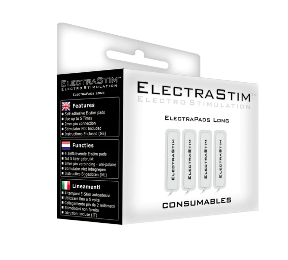 LOT DE 4 ÉLECTRODES ELECTRASTIM – LONGUES