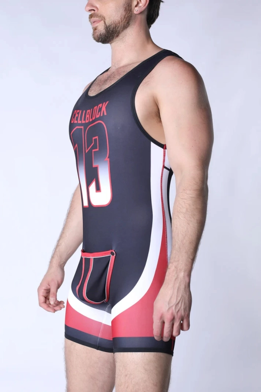 COMBI OUVERTE CELLBLOCK13 CHAIN REACTION – ROUGE