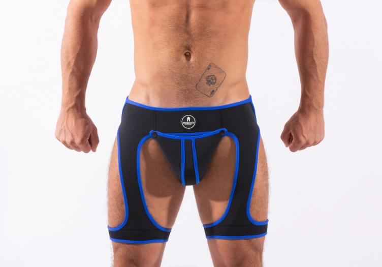 SHORT CHAPS SPARTA SNAX – BLEU