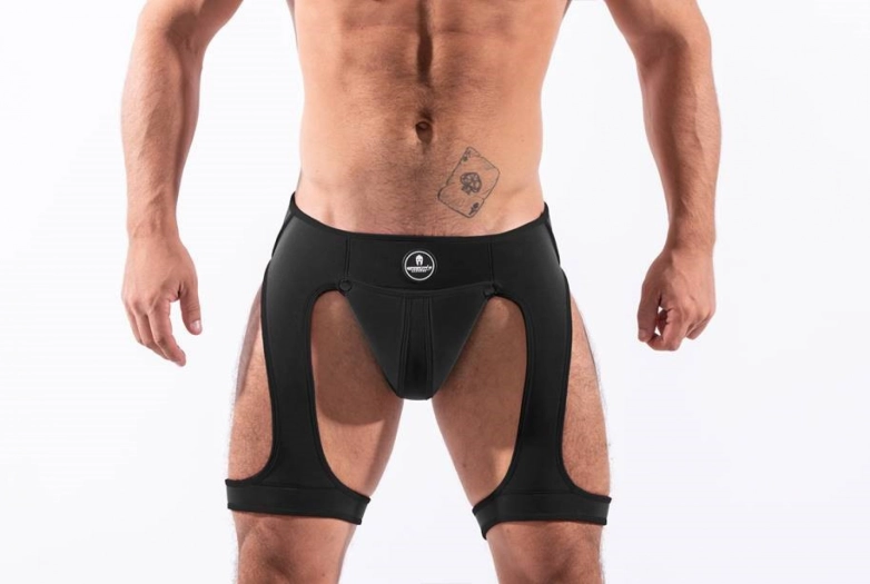 SHORT CHAPS SPARTA SNAX – NOIR