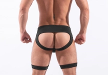 SHORT CHAPS SPARTA SNAX – NOIR
