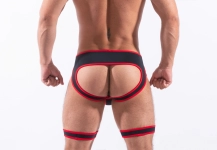 SHORT CHAPS SPARTA SNAX – ROUGE