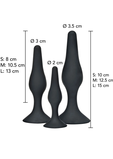 SET DE 3 PLUGS COMPAGNONS INCURVÉS