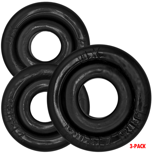 SET DE 3 COCKRINGS RIMRINGZ – NOIRS