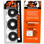SET DE 3 COCKRINGS RIMRINGZ – NOIRS
