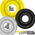 SET DE 3 COCKRINGS RIMRINGZ – JAUNE