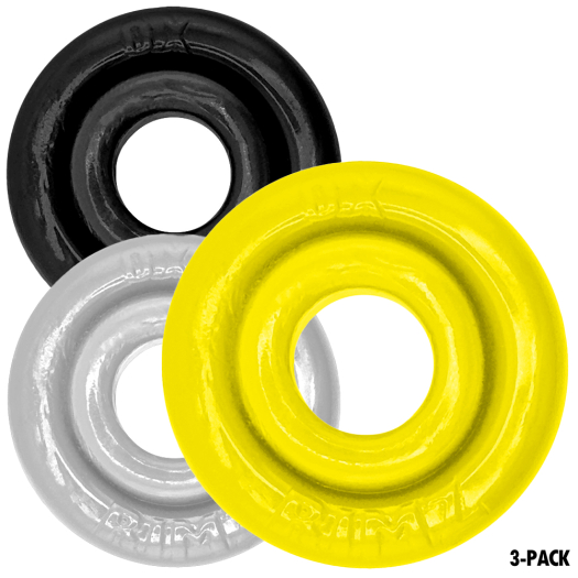 SET DE 3 COCKRINGS RIMRINGZ – JAUNE