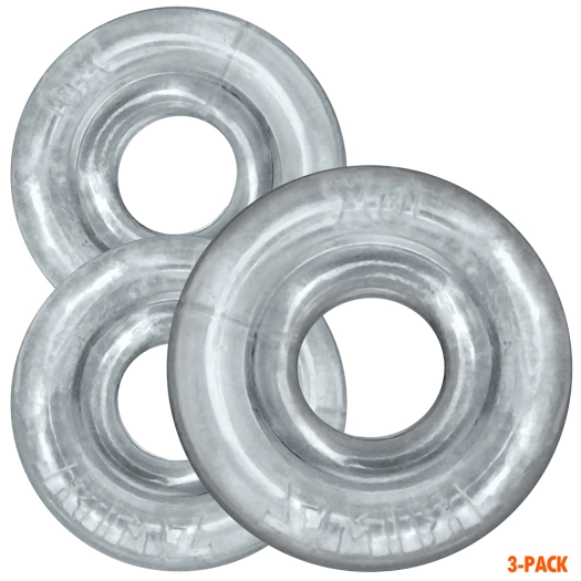 SET DE 3 COCKRINGS RIMRINGZ – TRANSPARENT