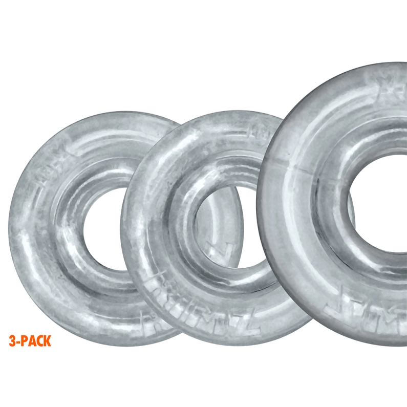 SET DE 3 COCKRINGS RIMRINGZ – TRANSPARENT