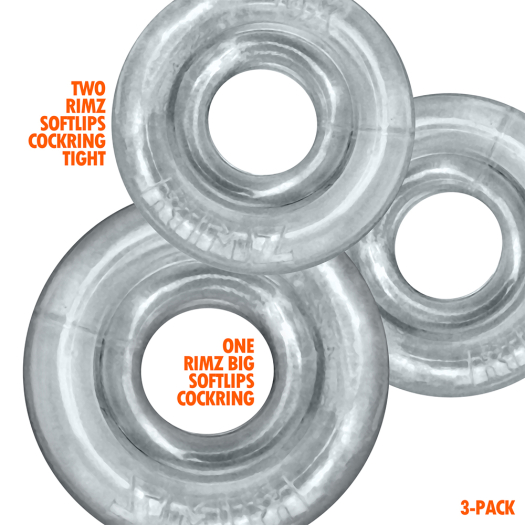 SET DE 3 COCKRINGS RIMRINGZ – TRANSPARENTS