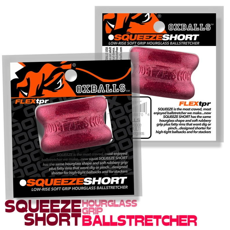 BALLSTRETCHER SQUEEZE SHORT – ROUGE