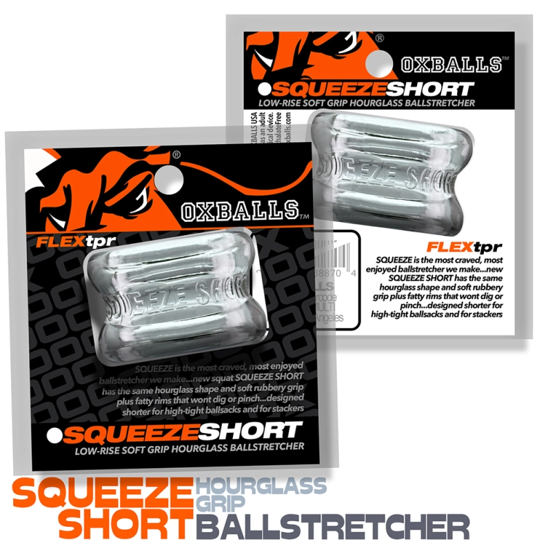 BALLSTRETCHER SQUEEZE SHORT – TRANSPARENT