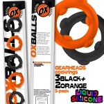 SET DE 5 COCKRINGS GEARHEADS – ORANGE