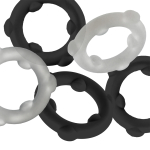 SET DE 5 COCKRINGS GEARHEADS – TRANSPARENT