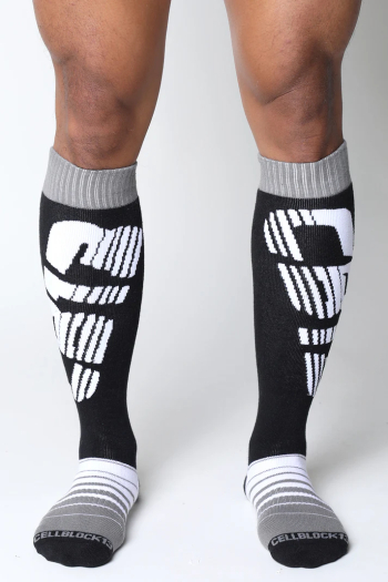 CHAUSSETTES HAUTES CELLBLOCK13 VELOCITY – GRIS
