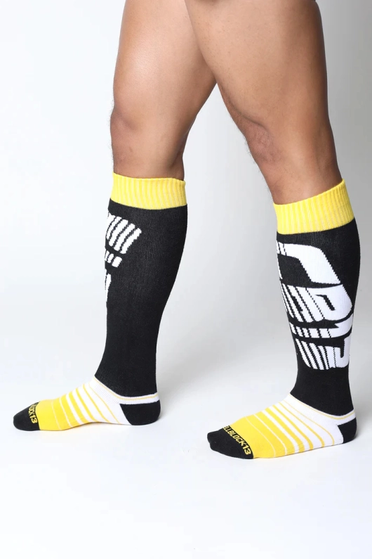 CHAUSSETTES HAUTES CELLBLOCK13 VELOCITY – JAUNE