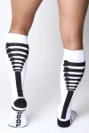 CHAUSSETTES HAUTES CELLBLOCK13 BONES – BLANC