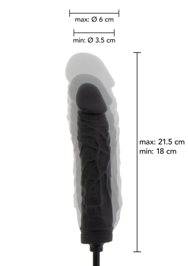 GODE GONFLABLE AVEC VEINES